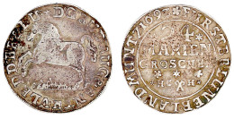 24 Mariengroschen 1693 ***/Rosette HC X H Rosette (Mz. Komplett Ohne Punkte), Braunschweig. Springendes Ross. Sehr Schön - Autres & Non Classés