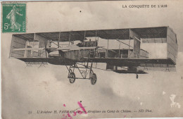 AVIATION. La La Conquête De L'air. L'aviateur H. FARMAN Sur Son Aéroplane (Camp De Châlons) - Aviateurs