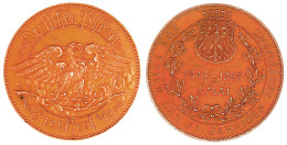 Bronzemedaille 1895 A.d. 50 Jf. Des Dt. Phönix. 45 Mm. Gutes Vorzüglich. Joseph/Fellner 1619h. - Autres & Non Classés