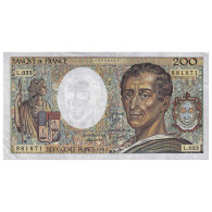 France, 200 Francs, Montesquieu, 1985, L.033, TTB+, Fayette:70.05, KM:155a - 200 F 1981-1994 ''Montesquieu''