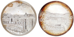 Silbermedaille 1990 Der PREUSSAG A.d. Bergbau In St. Anna. Frei Nach Der Medaille Von Omeis Aus Dem Jahre 1690. Mit Rand - Unclassified