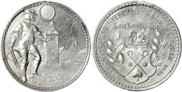 Silbermedaille 1925 Von Finke, Berlin. 500j. Bestehen Der Schützengilde. 37 Mm; 15,88 G. Vorzüglich, Öse Entfernt - Unclassified