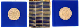 100 X 5 Mark Kepler 1971, Jeweils In Blauer Viereckiger Kapsel. Prägefrisch. Jaeger 1534. - Andere & Zonder Classificatie