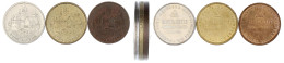 3 Versch. Materialproben (Cu/Ni, Messing Und Bronze) O.J. Der Basse & Selve, Altena, Westfalen, VDM. Das Messingstüc - Autres & Non Classés