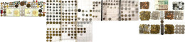 Karton Mit Hunderten Münzen Und Medaillen. Ab Der Antike. U.a. 10 X Tirol Etschkreuzer, St. Veit Etschkreuzer, Einiges A - Sammlungen