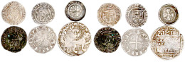 6 Alte Silbermünzen: Seldschuken Von Rum Dirham AH 639 = 1241, Konya, Ungarn Denar 1549, 1580, Sachsen Hochrandpfennig,  - Collections