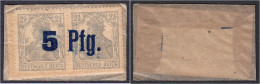 Stadt, 5 Pfg. O.D. Hülle (ungemustert) Mit Blauem Wertaufdruck, Ohne Stempel. I-II. Tieste 0030.10.05 A. - [11] Local Banknote Issues