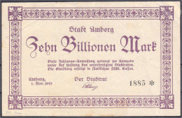 Stadt, 10 Bio. Mark 1.11.1923. II. Dießner. 016.4. - [11] Local Banknote Issues