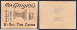 De Gruyter's, Kaffee, Tee, Cacao, 5 Pfg. O.D. Karton Sämisch. I-II. Tieste 0460.065.01. - Lokale Ausgaben