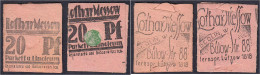 Lothar Messow, Parkett U. Linoleum, 2x 20 Pfg. O.D. Kartonhüllen Mit Briefmarkeneinlage. II. Tieste 0460.170.03. - [11] Emissioni Locali