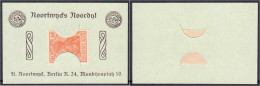 A. Noortwyk, Kräuter - Tee, Frucht - Salz, 10 Pfg. O.D. Karton Mit Briefmarkeneinschub. I. Tieste 0460.195.01. - [11] Emissioni Locali