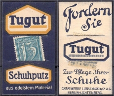 Lubszynski & Co. A.G., Chemische Werke, 15 Pfg. O.D. Karton Mit In Schlitze Gesteckter Briefmarke. II. Tieste 0485.1 - [11] Emissions Locales