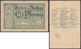 Burkhardt & Polomski, Gesellschaft Für Gutschein-Reklame, 10 Pfg. 1.1.1919 - 1.2.1919. Serie A1. IV. Tieste 1475.025 - [11] Emissions Locales