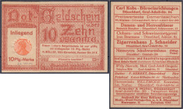 Labora Notgeldschein Von H. Müller In Köln-Ehrenfeld, 10 Pfg. O.D. Carl Kobs, Büroeinrichtungen Und Andere Ddf. Firmen.  - [11] Emissions Locales