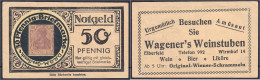 Wagner's Weinstuben, 50 Pfg. O.D. III. Tieste 1645.35.04. - [11] Emissions Locales