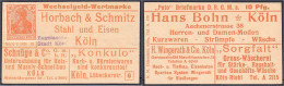 Horbach & Schmitz / Schnüge & Co. G.m.b.H., 10 Pfg. 1921. Port-Briefmarke Ohne Pergaminhülle. II. Tieste 3565.05 - [11] Emissions Locales
