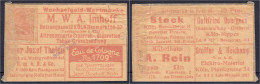 Imhoff, M.W.A., Cigarren-, Cigarren-Tabak-Grosshandlung, 10 Pfg. 1921. Port-Briefmarke In Pergaminhülle. II. Tieste 3565 - [11] Emissions Locales