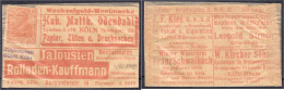 Hub. Matth. Odenthal, Papier, Tüten Und Drucksachen, 10 Pfg. 1921. Port-Briefmarke In Pergaminhülle. II- Tieste 3565.085 - [11] Emissions Locales
