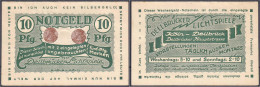 Dellbrücker Lichtspiele, 10 Pfg. 1921. II. Tieste 3570.05.05. - [11] Emissions Locales