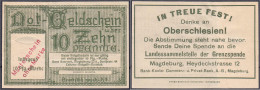 Landessammelgrenze Der Grenzspende,10 Pfg. O.D. Vs. Mit Stempel „Musterschein Ohne Marke“. I-II. Tieste 4330.35.01.M. - [11] Emissions Locales