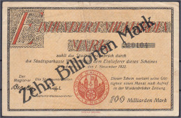 10 Billionen Mark 1.11.1923. III. Dießner. 765.2. - [11] Emissioni Locali