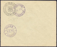 Dienststempel Des Postministeriums Mit Wappen 1913, Sehr Gute Erhaltung, Signiert Raybaudi. Mi. Lose 1.100,-€. Michel 1. - Albania