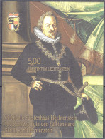 400 Jahre Fürstenhaus Liechtenstein 2008, Ungezähnter Block In Postfrischer Luxuserhaltung. Mi. 600,-€. Michel Block 18  - Otros & Sin Clasificación