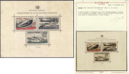 Unterseepost Zwischen Barcelona Und Mahon 1938, Postfrisch In Typischer, Vollständiger Gummierung, Sehr Selten Im Angebo - Autres & Non Classés