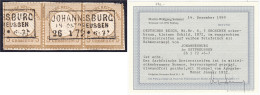 5 Groschen Kleiner Brustschild 1872, Waagerechter 3er-Streifen Auf Briefstück, Schön Entwertet ,,JOHANNISBURG In OSTPREU - Autres & Non Classés