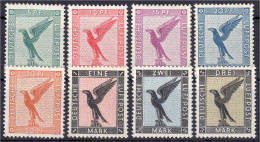 5 Pf. - 3 M. Flugpostmarken (Adler) 1926, Kompletter Satz In Postfrischer Erhaltung. Mi. 1.200,-€. Michel 378-384. - Autres & Non Classés