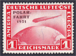 1 M. Polarfahrt 1931, Sauber In Ungebrauchter Erhaltung Mit Falz. Mi. 150,-€. Michel 456. - Autres & Non Classés