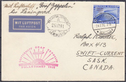 2 Mark Polarfahrt 1931, Sauber Auf Brief In Luxuserhaltung. Mi. 430,-€. Michel 457. - Autres & Non Classés