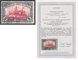 5 M Kaiseryacht 1901, Sauber Gestempelt In Guter Erhaltung. Fotoattest Steuer BPP. Mi. 600,-€. Michel 19. - Nouvelle-Guinée