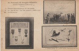 AVIATION. En Souvenir D'Alphonse PEGOUD (3 Vues :Dernière Carte à Ses Parents / Les "Vols Renversés"/ Ses Décorations - Airmen, Fliers