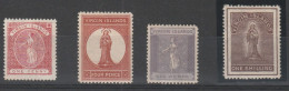 623 -  Virgin Is. 1888/89 - Definitiva Con La Filigrana “C.A.” E Corona N. 11/15. Cat. € 177,00 MH - British Virgin Islands