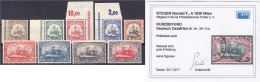 3 Pf. - 5 M. Freimarken 1906, Sauber In Postfrischer Erhaltung, Unsigniert. Mi. 370,-€. Michel 24-32. - Sud-Ouest Africain Allemand