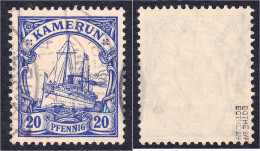 20 Pf. Freimarke 1913, Sauber Gestempelt, Doppelt Geprüft Bothe BPP. Mi. 150,-€. Michel 23. - Cameroun