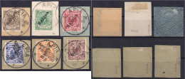 3 Pf. - 50 Pf. Freimarken 1900/1901, Zentrisch Gestempelter Luxussatz Entwertet ,,APIA KDP", Jeder Wert Tiefst Geprüft D - Samoa