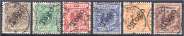 3 Pf. - 50 Pf. Freimarken 1897, Kompletter Satz In Gestempelter Erhaltung, Die 25 Pf. Und 50 Pf. Geprüft Dr. Lantelme. M - Togo