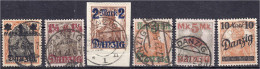 1 M Auf 30 Pf. Freimarken 1920, Kompletter Satz In Gestempelter Erhaltung, Type I, Jeder Wert Geprüft BPP/Infla. Mi. 340 - Autres & Non Classés