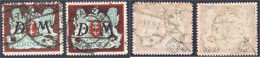 5 M. Freimarken 1922, Zwei Gestempelte Werte Mit Wasserzeichen X Und Y, Je Geprüft Erdwien/Soecknick BPP. Mi. 270,-€. Mi - Autres & Non Classés