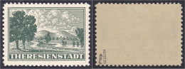Theresienstadt 1943, Sauber In Postfrischer Erhaltung, Geprüft Hefer BPP Und Gilbert. Mi. 700,-€. Michel 1. - Occupation 1938-45