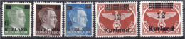 Freimarken 1945, Kompletter Satz In Postfrischer Erhaltung, Nr. 1 Geprüft Van Loo BPP. Mi. 250,-€. Michel 1 - 4 A+B. - Besetzungen 1938-45