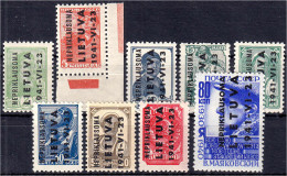 2 K - 80 K Freimarken (Werktätige) 1941, Kompletter Satz In Postfrischer Erhaltung. Mi. 230,-€. Michel 1-9. - Occupazione 1938 – 45