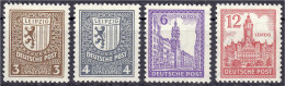 3 Pf. - 12 Pf. Freimarken (Abschiedsserie) 1946, Postfrische Erhaltung, Wasserzeichen ,,X", Unsigniert. Mi. 450,-€. Mich - Autres & Non Classés