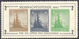 Kleiner Weihnachtsblock 1945, Postfrische Erhaltung, Tadellos, Unsigniert. Mi. 450,-€. Michel Block 1 X. - Sonstige & Ohne Zuordnung