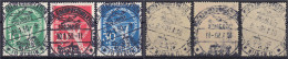 10 Pf. - 30 Pf. Währungsgeschädigte 1949, Sauber Gestempelter Satz, Jeder Wert Tiefst Geprüft Schlegel BPP. Mi. 600,-€.  - Other & Unclassified