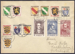 1 Pf. - 5 M. Freimarken (Allg. Ausgabe) 1945, Kompletter Satz Sauber Auf Brief. Mi. 250,-€. Michel 1-13. - Autres & Non Classés