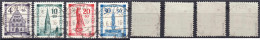 Wiederaufbau Der Stadt Freiburg Im Breisgau 1949, Kompletter Satz Zentrisch Gestempelt ,,KONSTANZ 21.6.49", Tiefst Geprü - Other & Unclassified