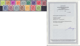 2 Pf. - 90 Pf. Posthorn 1951, Kompletter Satz In Postfrischer Luxuserhaltung, Unsigniert. Fotoattest Schlegel BPP >Di - Altri & Non Classificati